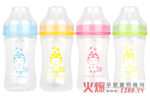 優(yōu)優(yōu)馬騮食品級(jí)PP寬口奶瓶