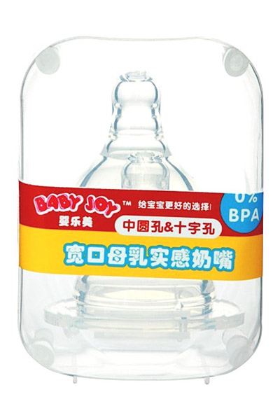 嬰樂美寬口母乳實感奶嘴帶包裝