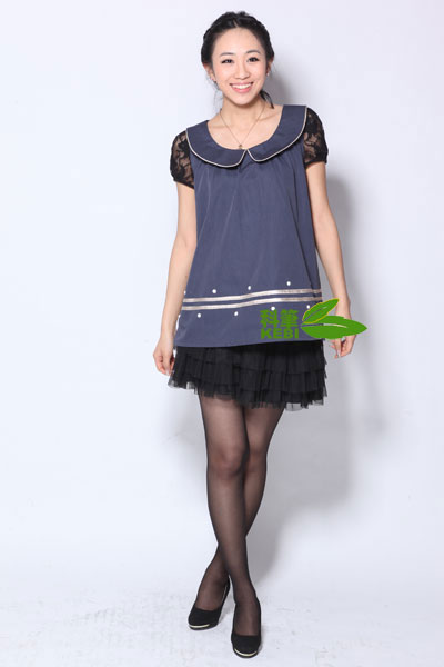 科筆可愛翻領(lǐng)馬甲