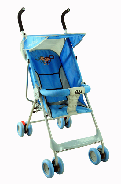 小貝樂(lè)簡(jiǎn)易型嬰兒推車藍(lán)色T116