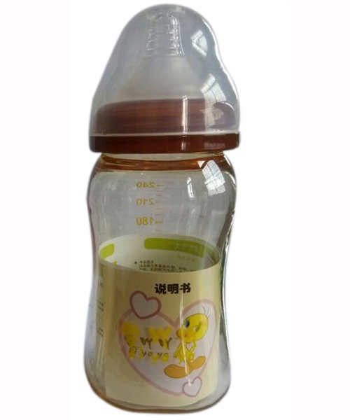 愛吖吖無柄多功能PPSU奶瓶240ml
