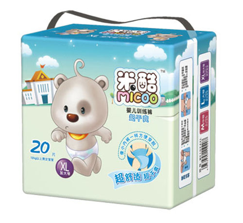 米酷超干爽嬰兒訓(xùn)練褲(加大號(hào))