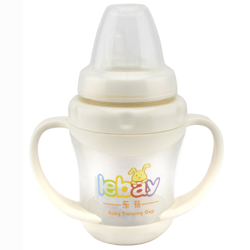樂(lè)蓓嬰幼兒學(xué)飲杯6917白色