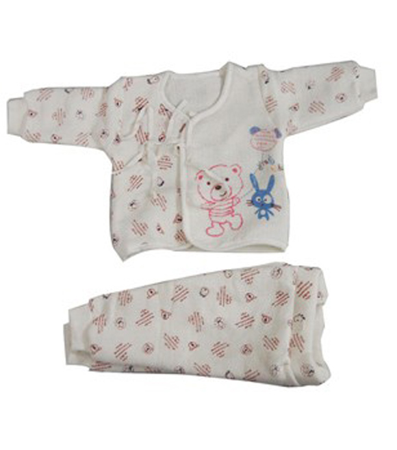 嬰比迪竹纖維合同套綁帶褲