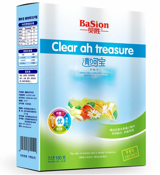 貝勝清呵寶蘋果味160克