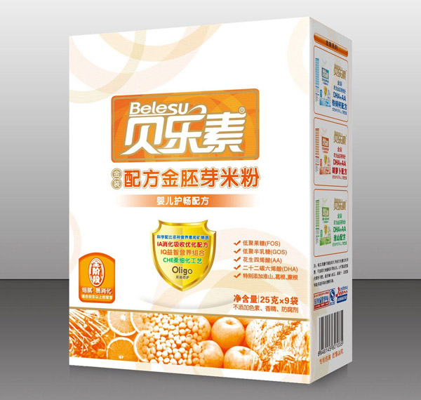 貝樂(lè)素嬰兒護(hù)腸金胚芽米粉