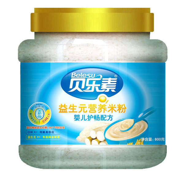 貝樂素嬰兒護(hù)腸益生元米粉