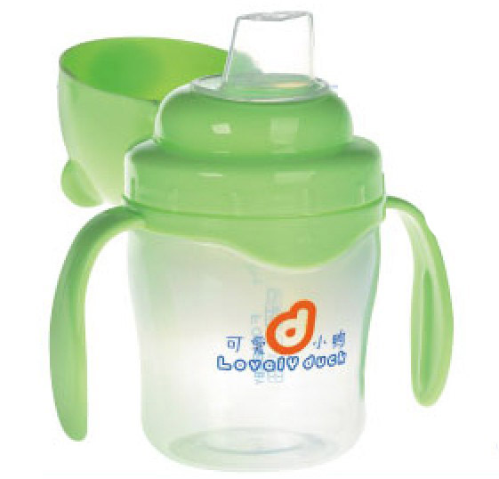 可愛(ài)小鴨果汁奶嘴型成長(zhǎng)造型訓(xùn)練杯