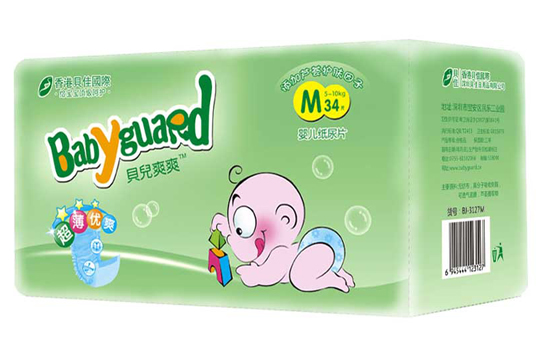 貝兒爽爽超薄舒爽尿片M