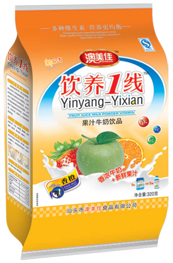 澳美佳香橙果汁牛奶飲品