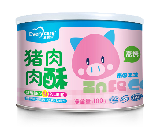 愛嬰佳頑皮動物肉松豬肉酥