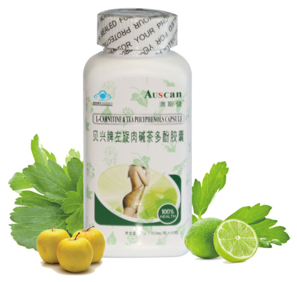 澳斯健貝興牌左旋肉堿茶多酚膠囊