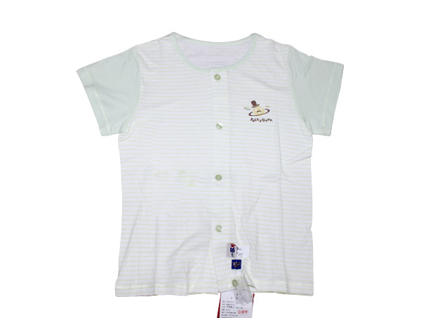 肥仔豆短袖全開上衣