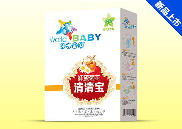 環(huán)球寶貝蜂蜜菊花清清寶盒裝