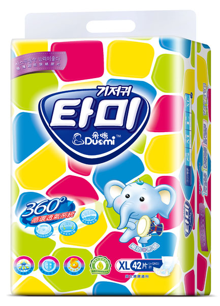 朵咪極薄超能吸嬰兒紙尿片XL42片