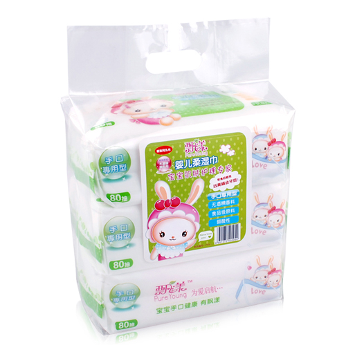飄漾嬰兒柔濕巾80抽