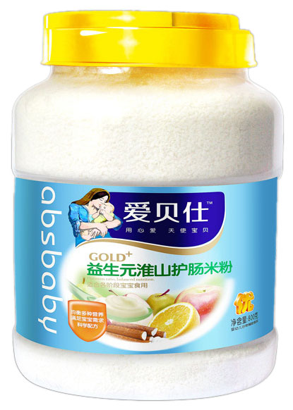 愛貝仕益生元淮山護(hù)腸米粉