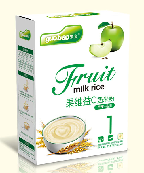 果寶果維益C奶米粉盒裝1段