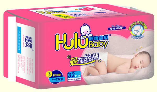 呼嚕寶貝愛在輕薄紙尿片3階段32片