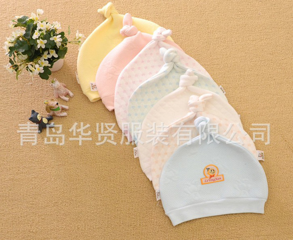 樂嬰健純棉保暖單角帽