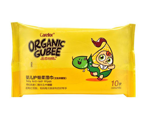 愛(ài)護(hù)嬰兒護(hù)臀柔濕巾10片