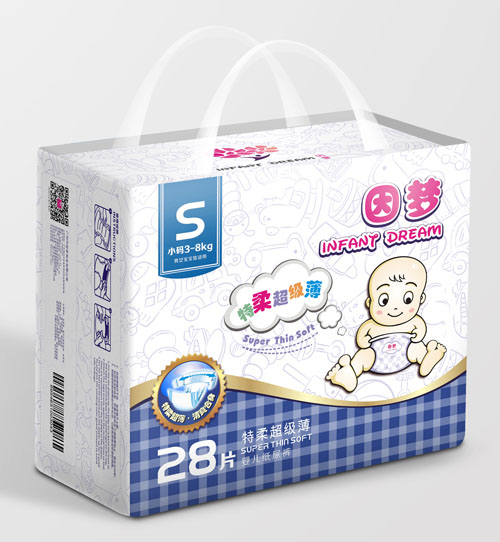 因夢特柔超級薄嬰兒紙尿褲S碼28片