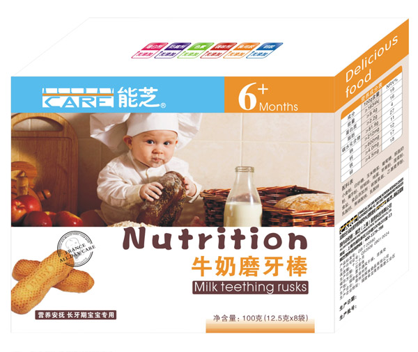 能芝牛奶磨牙棒