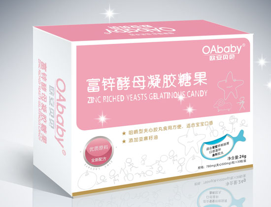 歐安貝貝富鋅酵母凝膠糖果