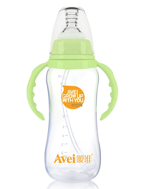 噯唯標準口徑帶柄自動PP奶瓶(300ml)