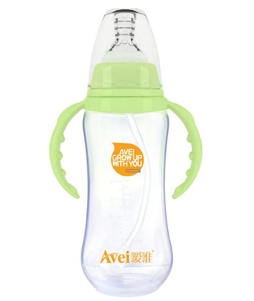 噯唯標準口徑帶柄自動PP奶瓶(240ml)