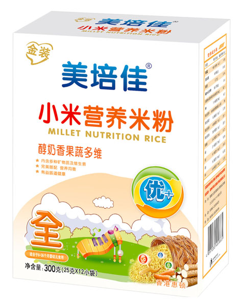 美培佳醇奶香果蔬多維小米營養(yǎng)米粉