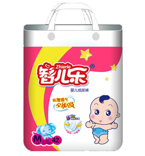 智兒樂(lè)輕薄透氣嬰兒紙尿褲M碼