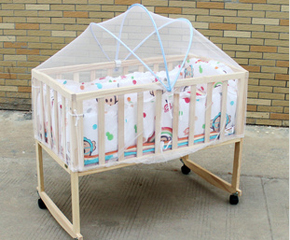 龍鳳寶貝多功能實木搖床