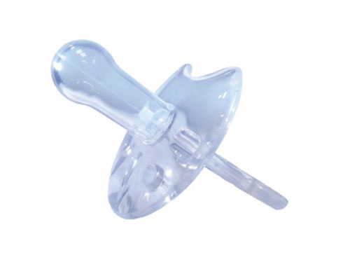 PODEE嬰兒透明硅膠安撫奶嘴圓頭型