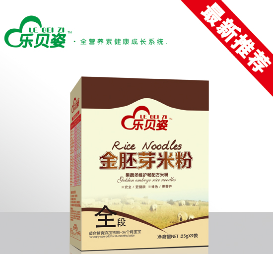 樂(lè)貝姿果蔬多維護(hù)腸金胚芽米粉全段盒裝