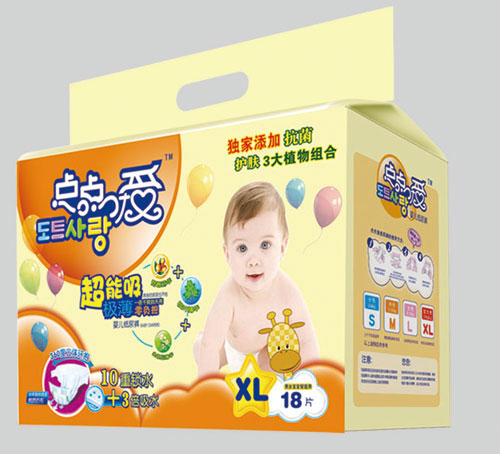 點(diǎn)點(diǎn)愛(ài)超能吸極薄嬰兒紙尿褲XL碼