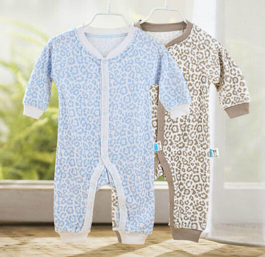 貝茜蒂豹紋連體爬爬服