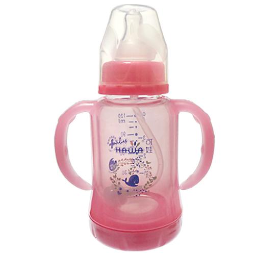 可娃標口徑雙層保護晶鉆玻璃奶瓶120ML