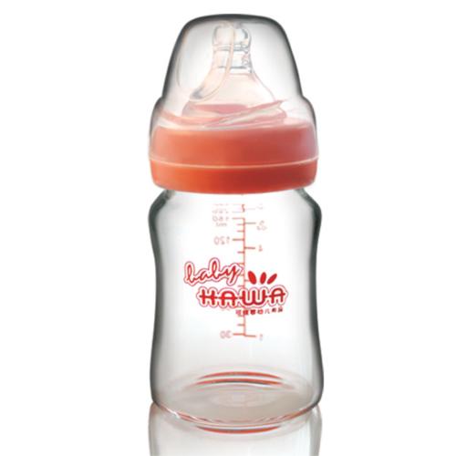 可娃寬口徑晶鉆玻璃奶瓶150ML