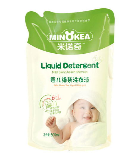 米諾奇嬰兒綠茶洗衣液(袋裝)500ml