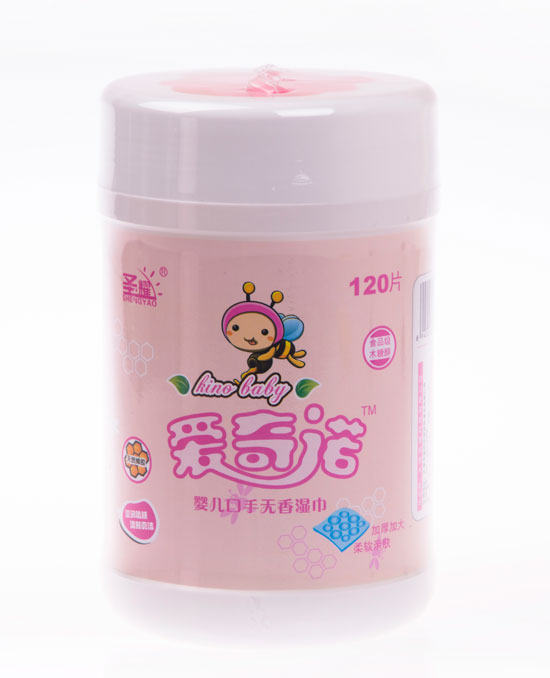 愛奇諾天然蜂膠嬰兒口手無香120片桶1