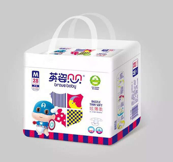 英姿貝貝炫薄柔嬰兒紙尿褲M28片