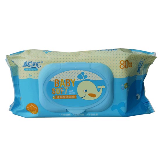 燦爛季節(jié)超柔嬰兒濕巾80片
