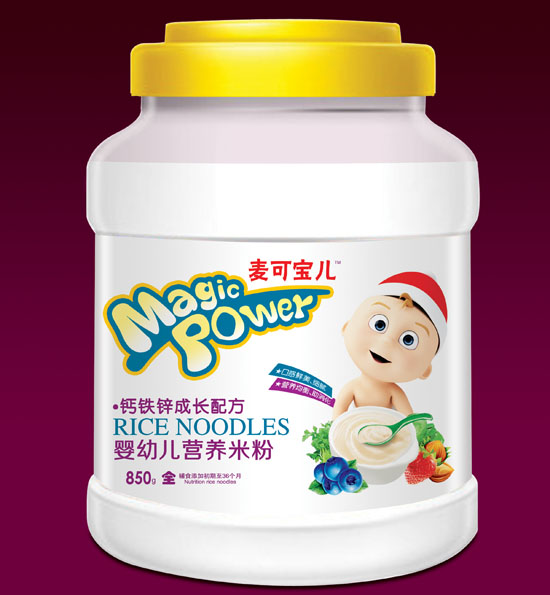 麥可寶兒鈣鐵鋅硒成長嬰幼兒營養(yǎng)米粉
