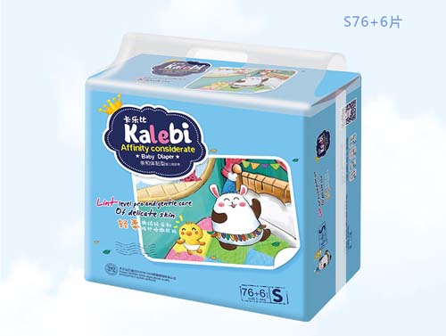 卡樂(lè)比超薄嬰兒紙尿褲S碼76+6片