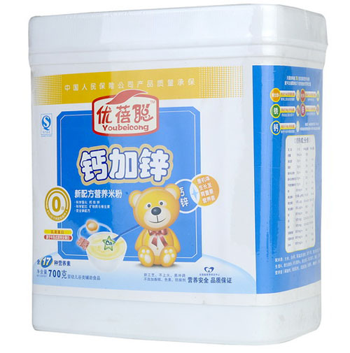 優(yōu)蓓聰鈣加鋅營(yíng)養(yǎng)米粉0段(塑聽(tīng))
