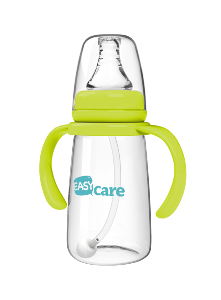 伊斯卡爾160mlPP自動標(biāo)準(zhǔn)口徑奶瓶(黃)