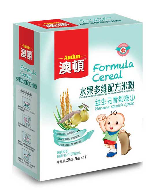 澳頓益生元雪梨淮山水果米粉(盒)