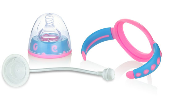 貝嬰奇雙色手柄牙蓋組