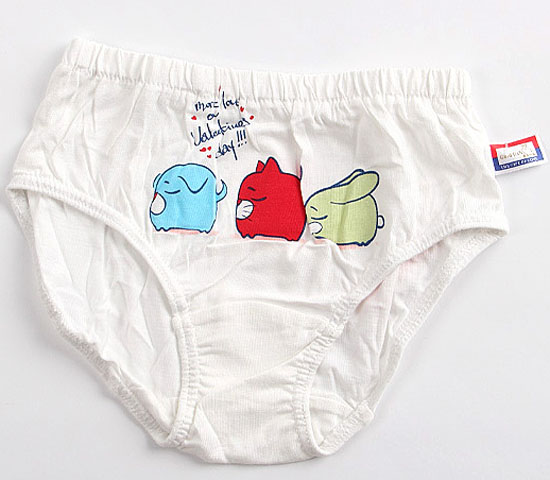 金色小魚單面竹纖維嬰童內(nèi)褲